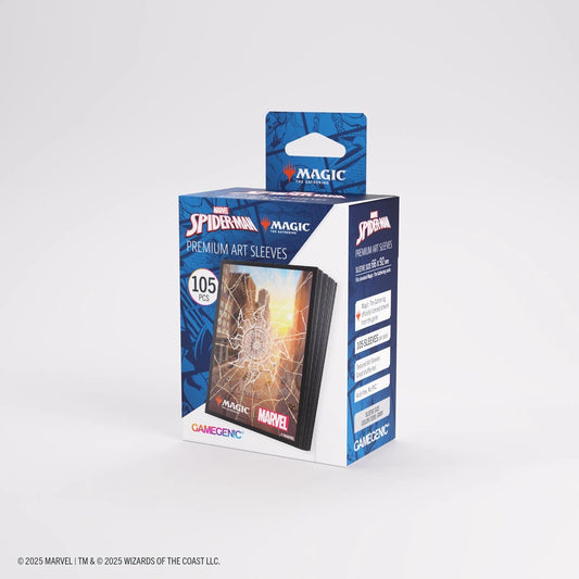 Gamegenic Premium Art Sleeves: Spider-Man Plains - Magic the Gathering x Marvel's Spider-Man
