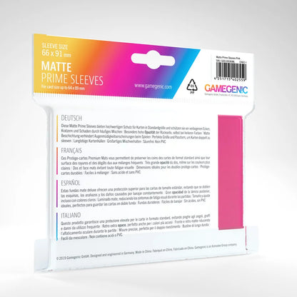 GameGenic - Matte Prime Sleeves Pink (100 Sleeves)