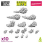 Resin Bits - Special Effects: Flamethrower Effect - 15 Units  - Green Stuff World