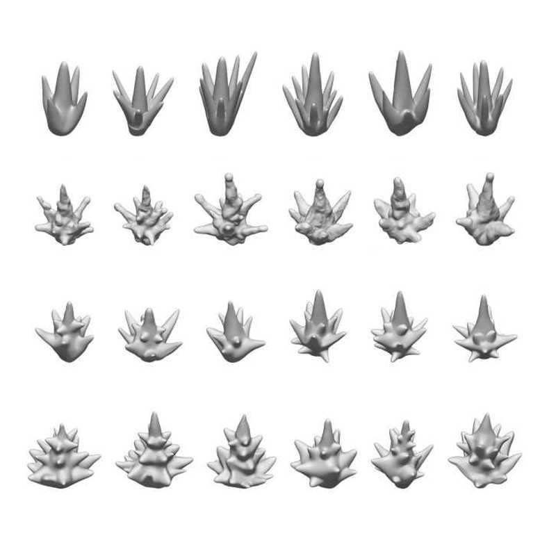 Resin Bits - Special Effects: Pistol Muzzle Effect - 24 Units  - Green Stuff World