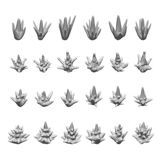 Resin Bits - Special Effects: Pistol Muzzle Effect - 24 Units  - Green Stuff World