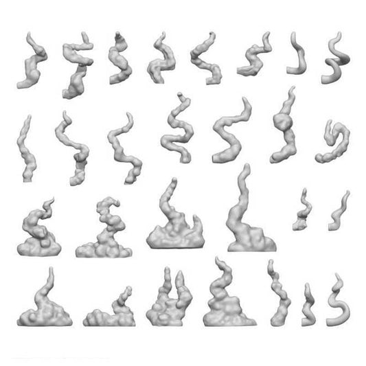 Resin Bits - Special Effects: Smoke Effect - 28 Units  - Green Stuff World