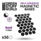 Round SELF-ADHESIVE Base - 32mm - 36 units - Green Stuff World