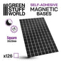 Square SELF-ADHESIVE Base - 20x20mm - 126 units - Green Stuff World