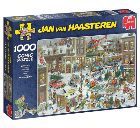 Jan van Haasteren - Christmas (1000 pcs.) - Jumbo Jigsaw puzzle