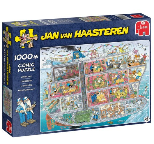Jan Van Haasteren - Cruise Ship (1000 pcs.) - Jumbo Jigsaw puzzle