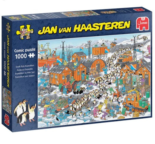 Jan van Haasteren - South Pole Expedition (1000 pcs.) - Jumbo Jigsaw puzzle