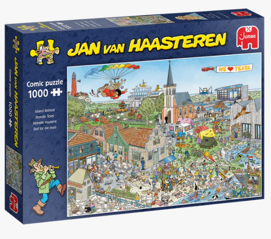 Jan van Haasteren - Island Retreat (1000 pcs.) - Jumbo Jigsaw puzzle