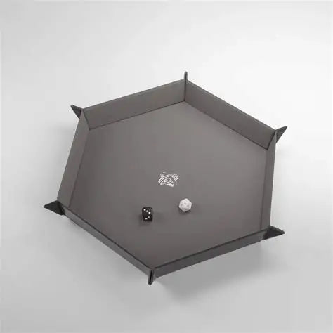 Gamegenic: Hexagonal magnetic XL dice tray (Dark Grey)