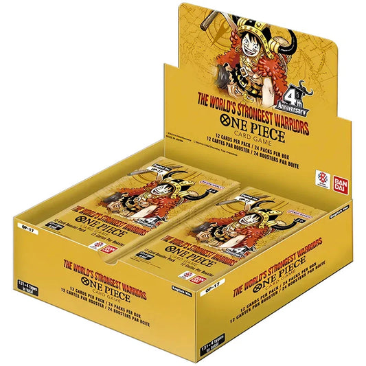 One Piece Card Game - OP 17: THE WORLD’S STRONGEST WARRIORS - Booster Display (24 Packs) - EN