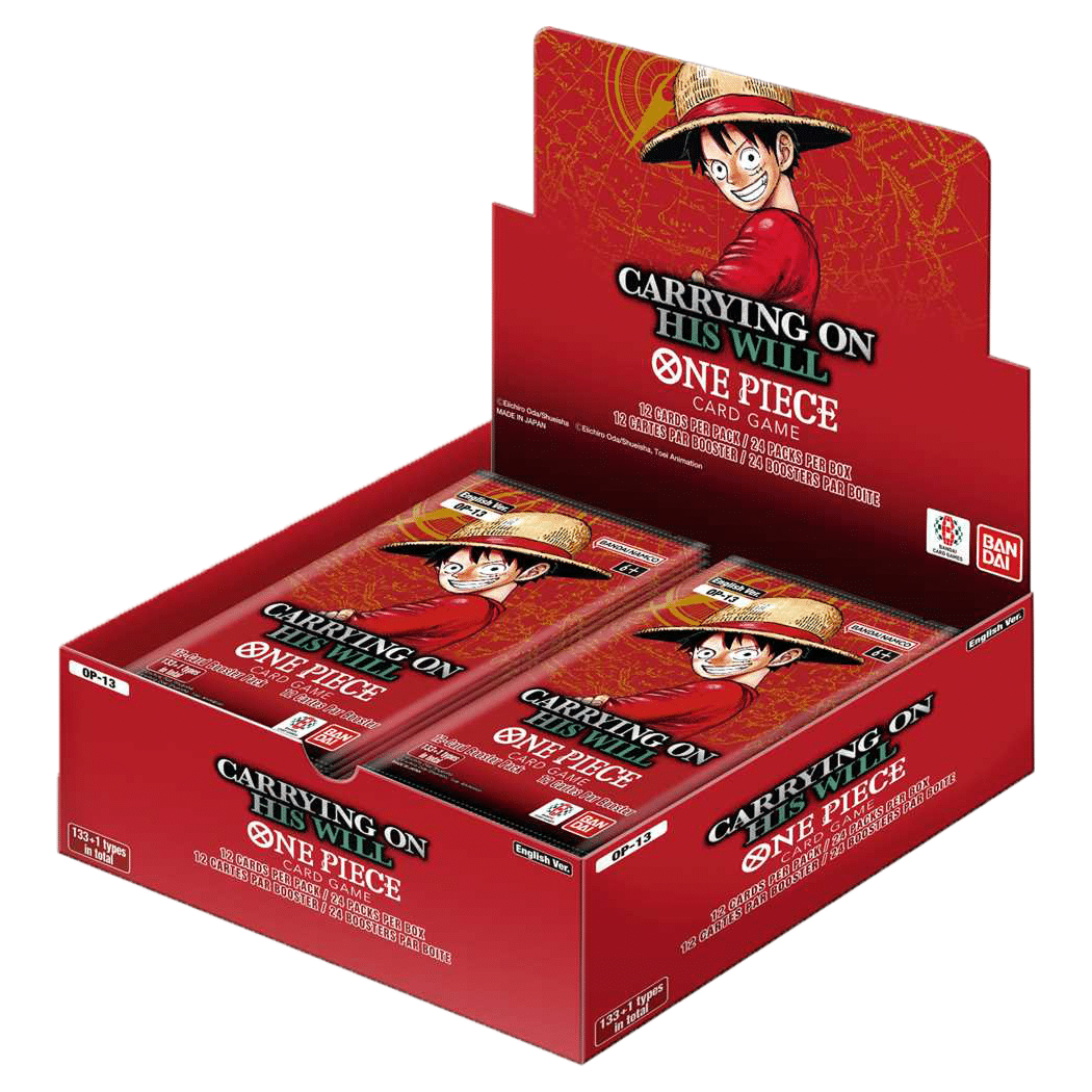 One Piece Card Game - OP 13: Carrying on His Will - Booster Display (24 Packs) - EN