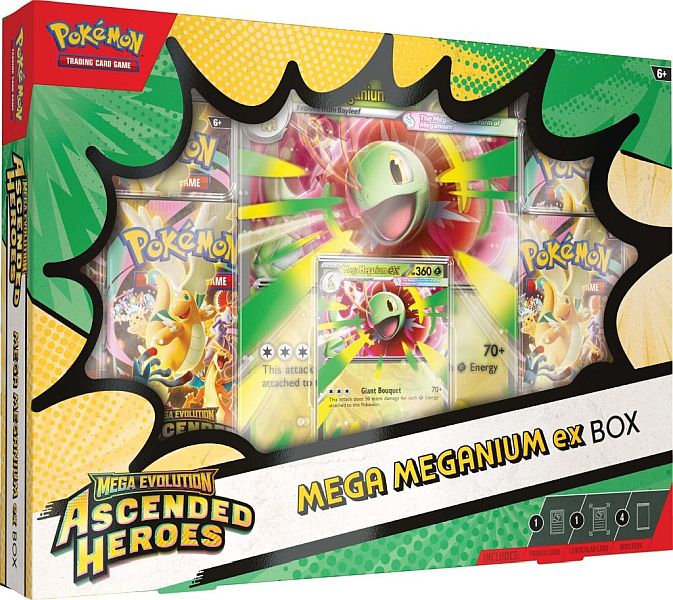 Pokémon TCG - Mega Evolutions: Ascended Heroes EX Box