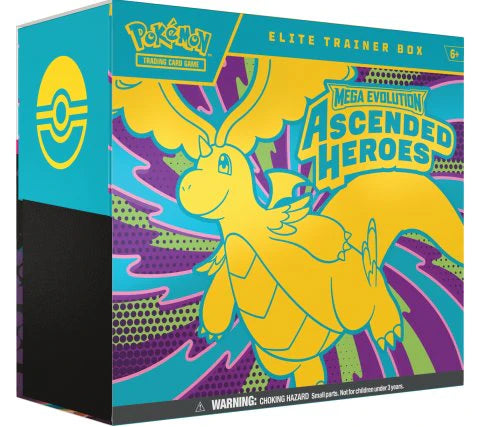 Pokemon TCG - Mega Evolution: Ascended Heroes Elite Trainer Box (Mega Dragonite)