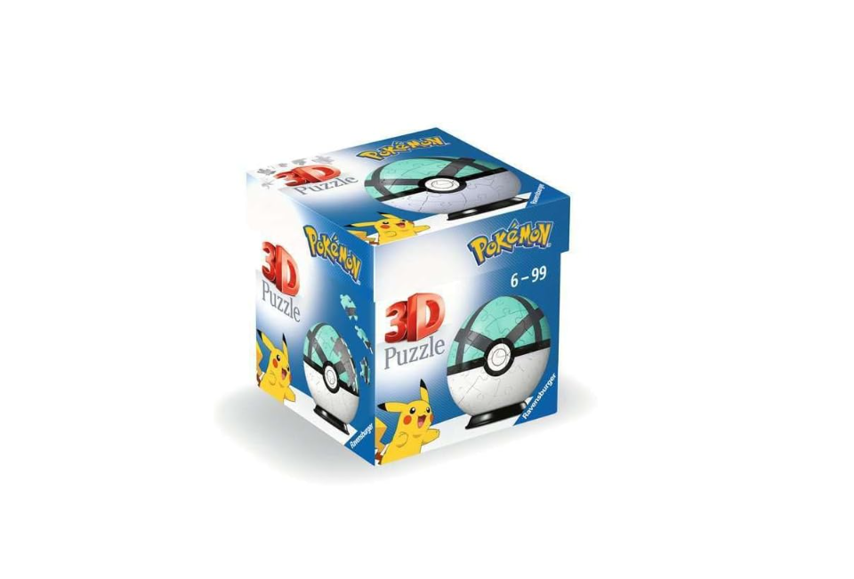 Pokemon Pokeball Net Ball 3D Jigsaw Puzzle - 55 Pcs. - 6+ years