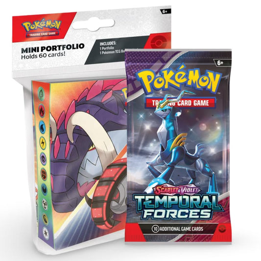 Scarlet & Violet: Temporal Forces Mini Portfolio - Pokemon