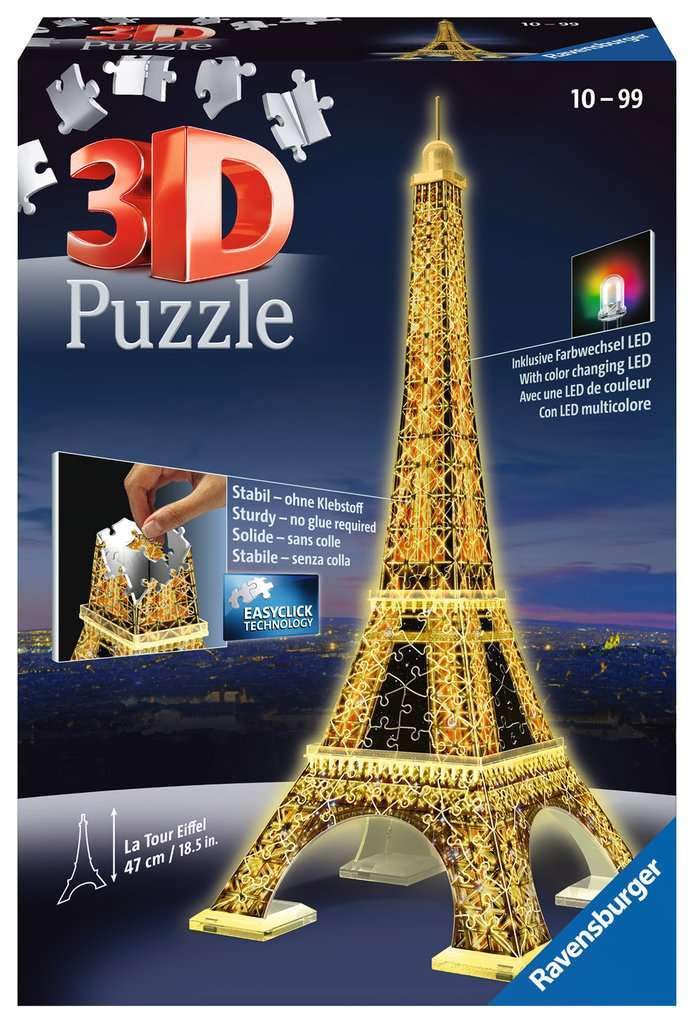 Ravensburger Eiffel Tower by Night Jigsaw Puzzle - 226 Pcs. - 10+ years