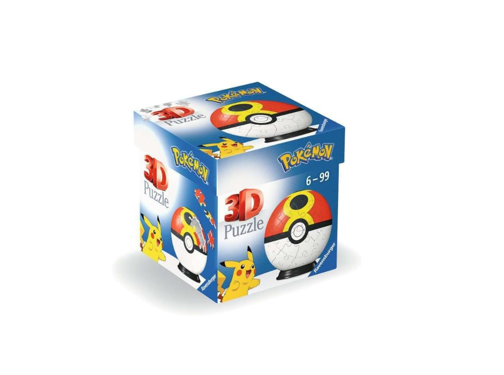 Ravensburger Pokemon Repeat Ball - 3D Jigsaw Puzzle - 55 Pcs. - 6+ Years
