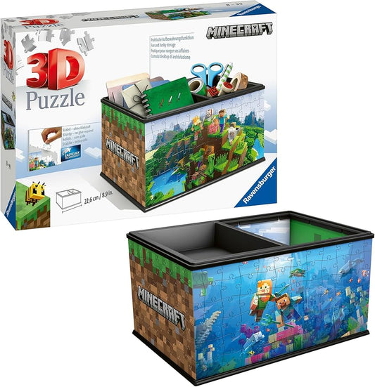 Ravensburger Storage Box Minecraft Jigsaw Puzzle - 223 Pcs. - 8+ years