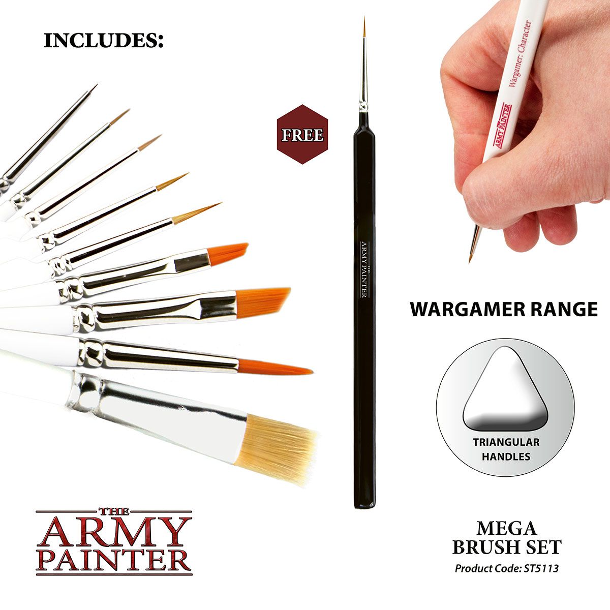 Army Painter - Mega Brush Set