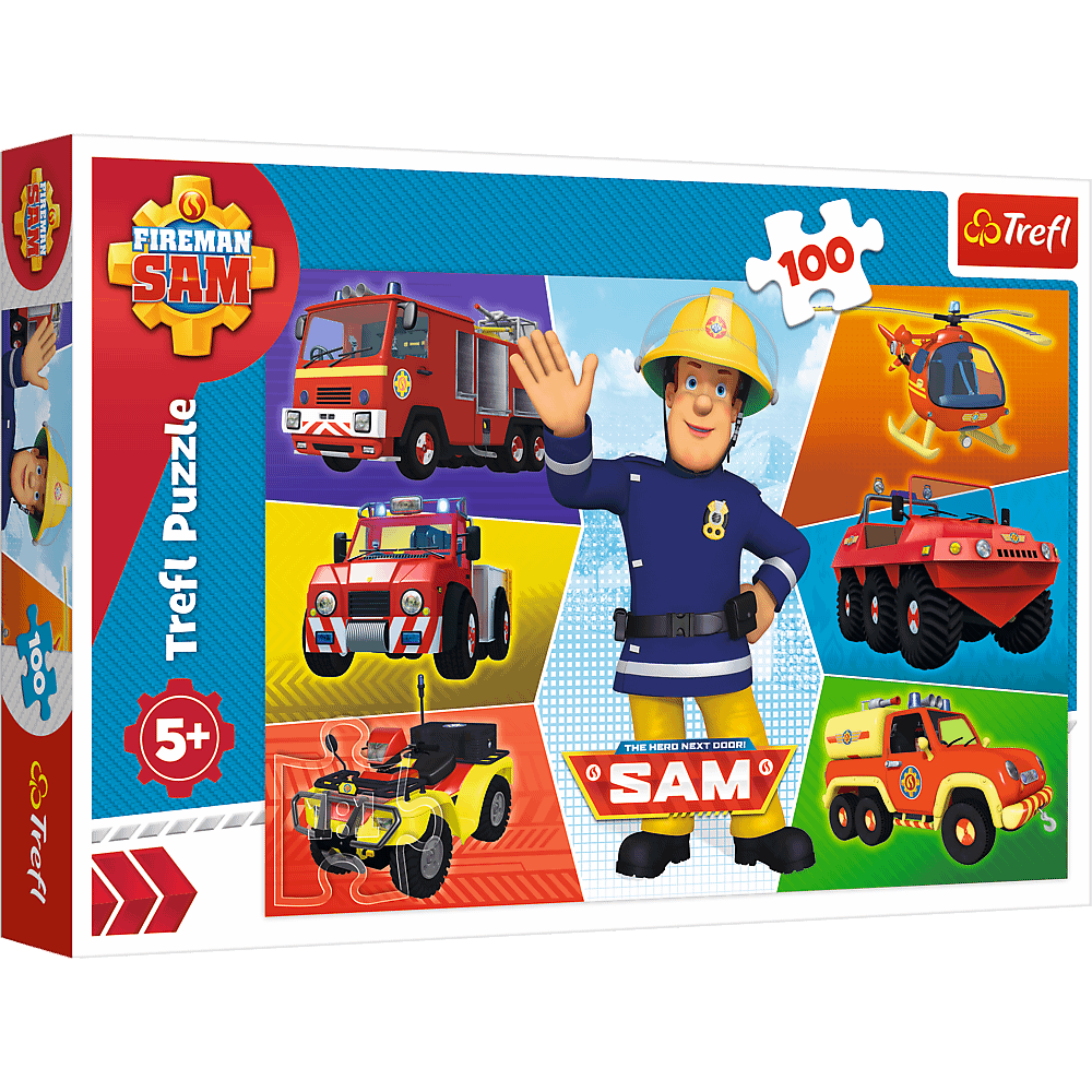 Trefl Fireman Sam, 100 pcs., 5+ years