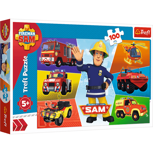 Trefl Fireman Sam, 100 pcs., 5+ years