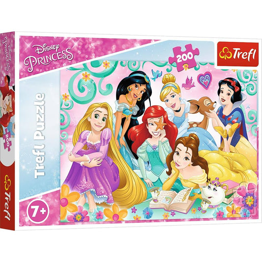 Trefl Glitter Puzzle - Disney Princess - 200 pcs. - 7+ years