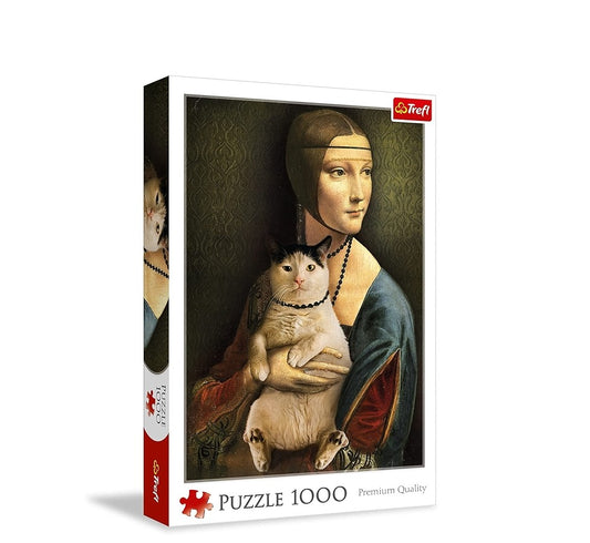 Trefl Lady with a Cat - 1000 pcs.