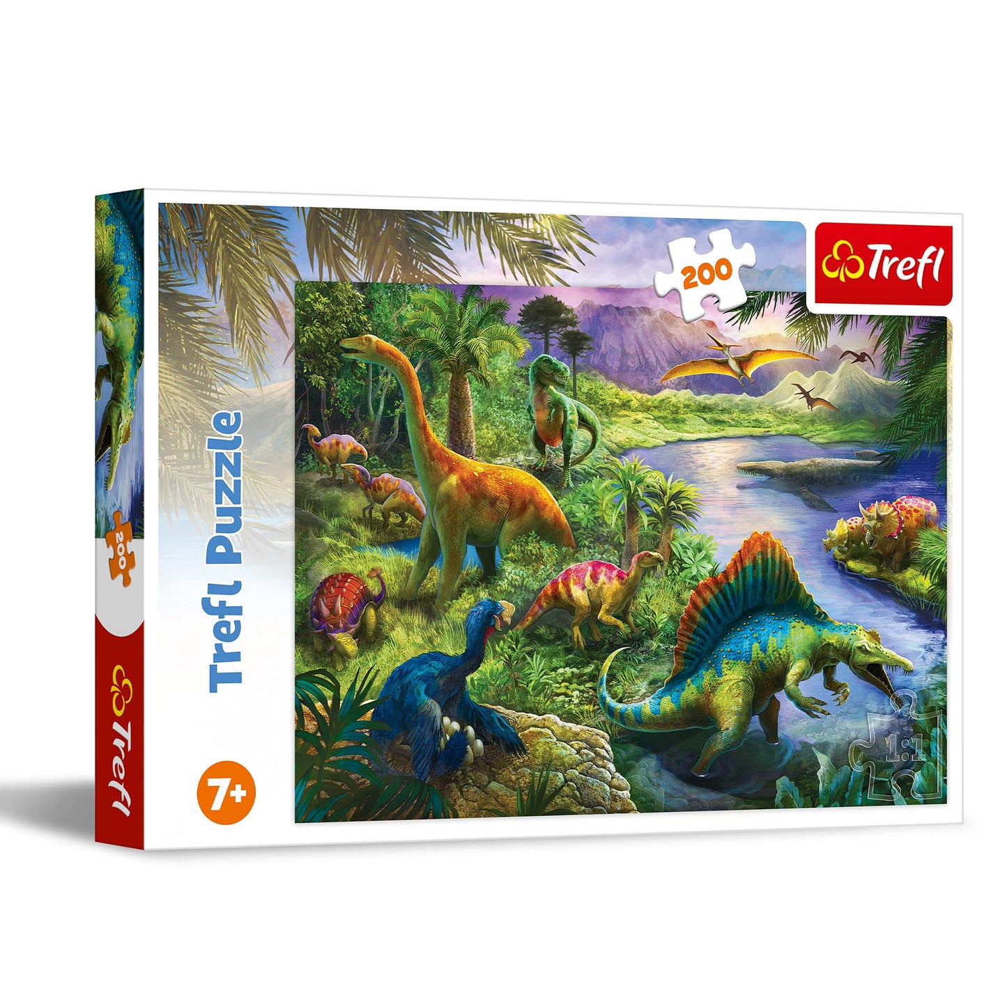 Trefl Puzzle, Dinosaurs, 200 pcs., 7+ years