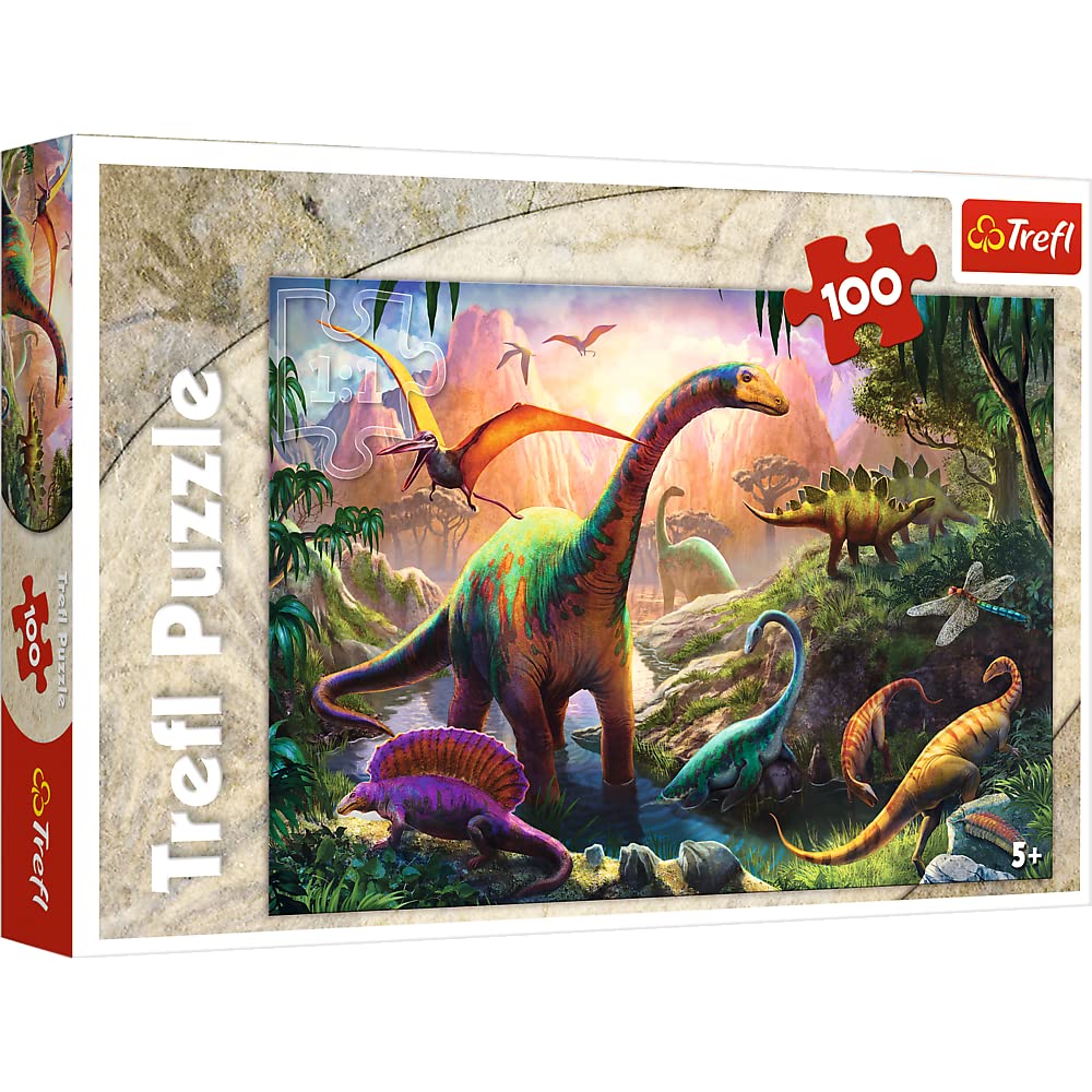 Trefl World of Dinosaurs, 100 pcs., 5+ years