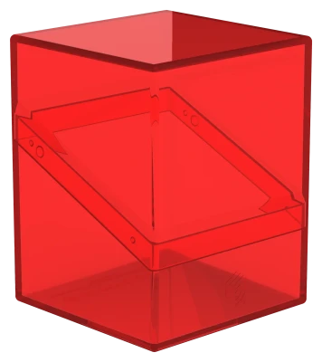 Ultimate Guard: Boulder Deck Case 100+ Clear Ruby