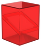 Ultimate Guard: Boulder Deck Case 100+ Clear Ruby