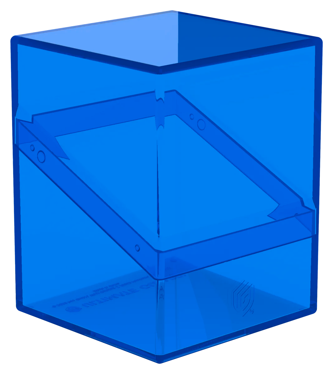 Ultimate Guard: Boulder Deck Case 100+ Clear Sapphire