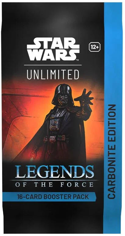 Star Wars: Unlimited - Legends Of The Force Carbonite Booster