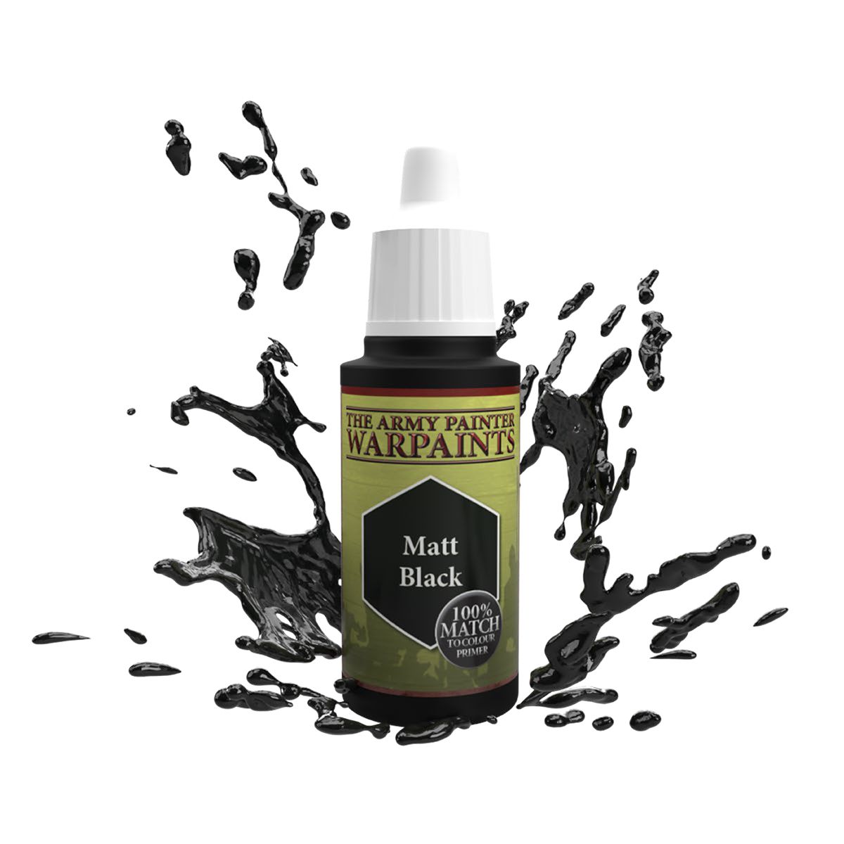 Warpaints Acrylic: Matt Black - Army Painter