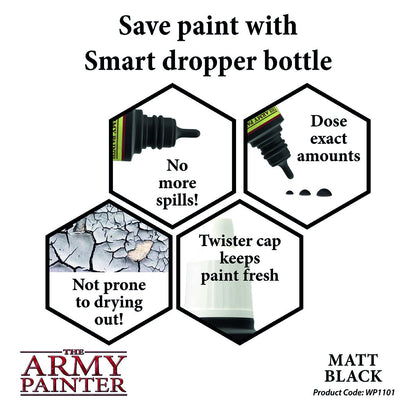 Warpaints Acrylic: Matt Black - Army Painter