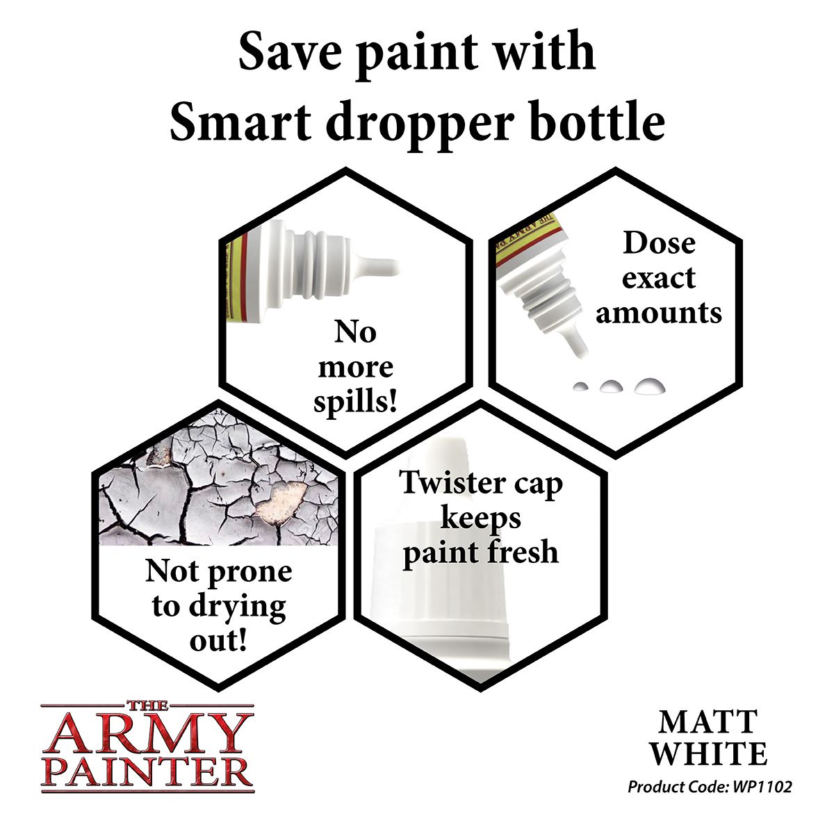 Warpaints Acrylic: Matt White - Army Painter