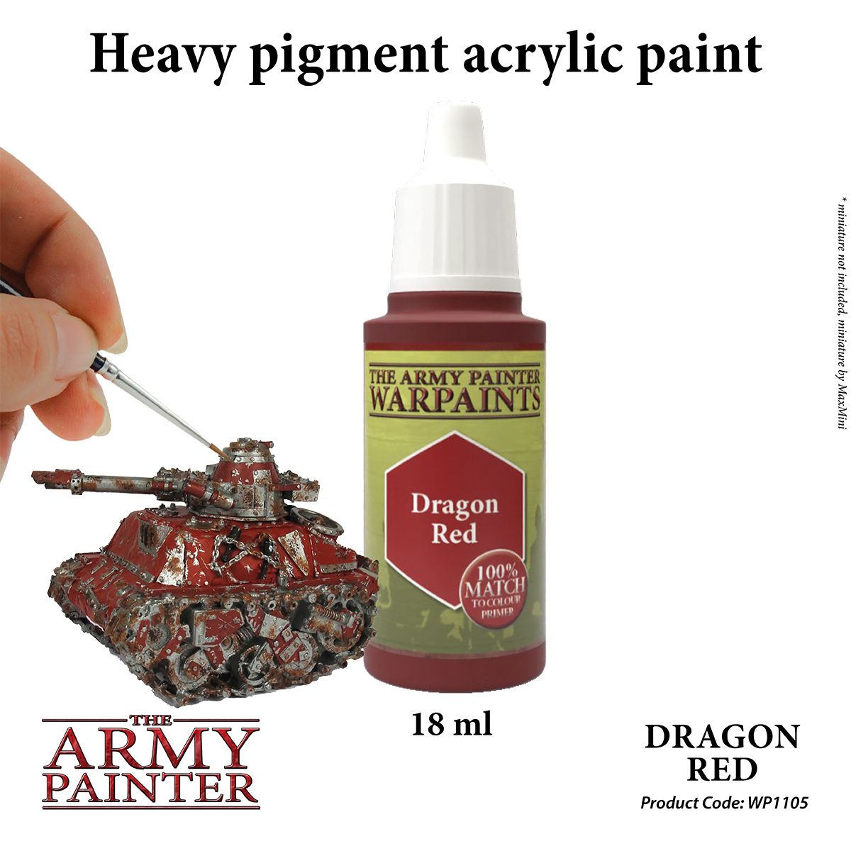 Warpaints Acrylic: Dragon Red - Army Painter
