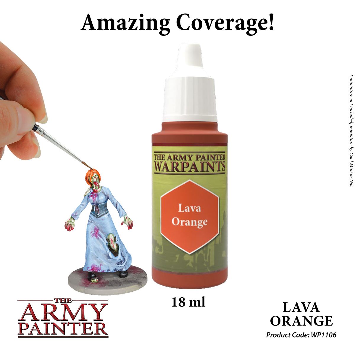 Warpaints Acrylic: Lava Orange - Army Painter