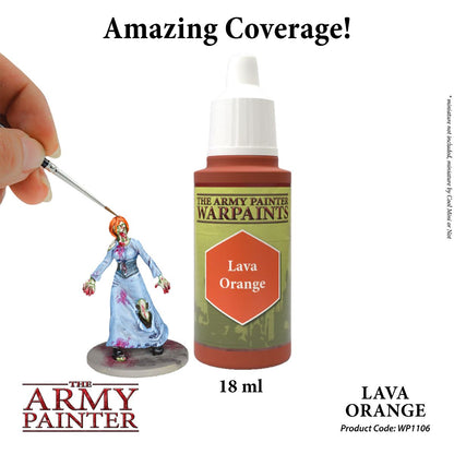 Warpaints Acrylic: Lava Orange - Army Painter