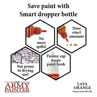 Warpaints Acrylic: Lava Orange - Army Painter