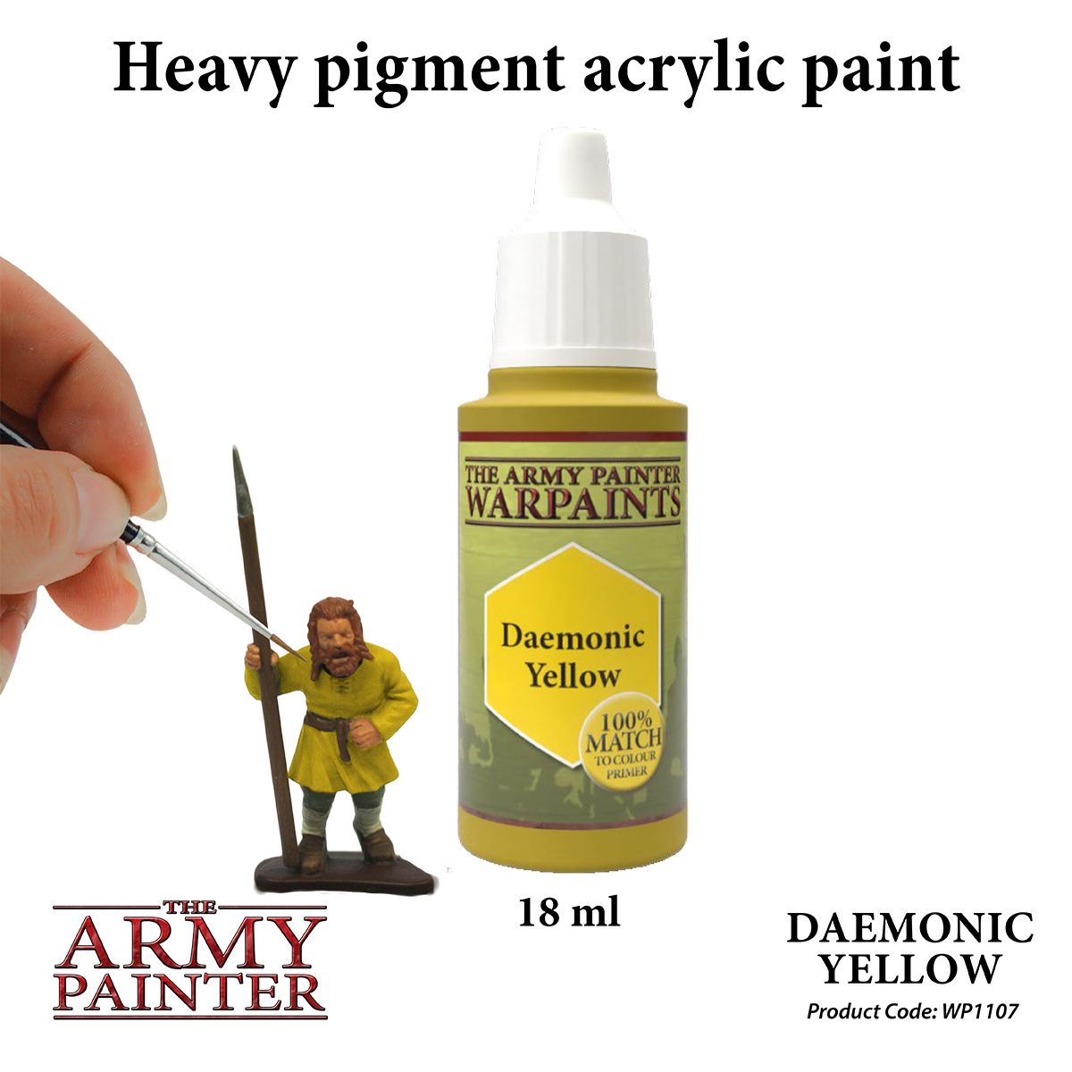 Warpaints Acrylic: Daemonic Yellow - Army Painter