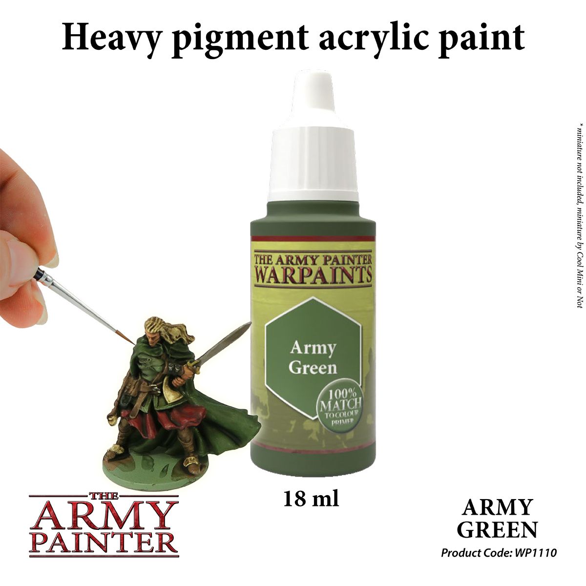 Warpaints Acrylic: Army Green - Army Painter