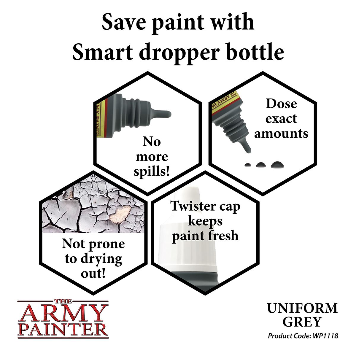 Warpaints Acrylic: Uniform Grey - Army Painter