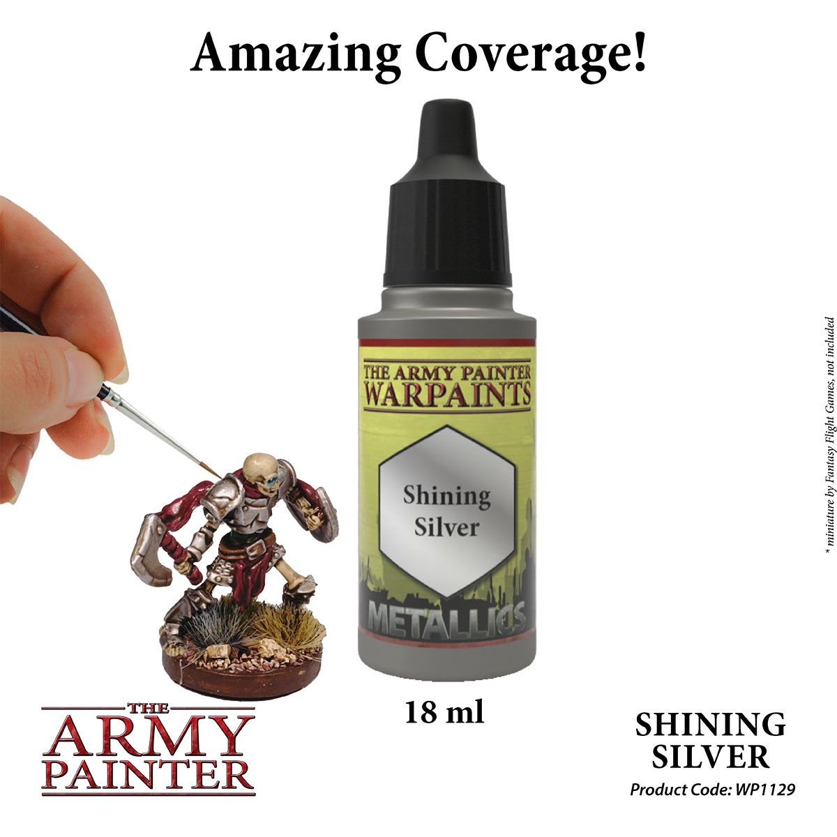 Warpaints Metallic: Shining Silver - Army Painter