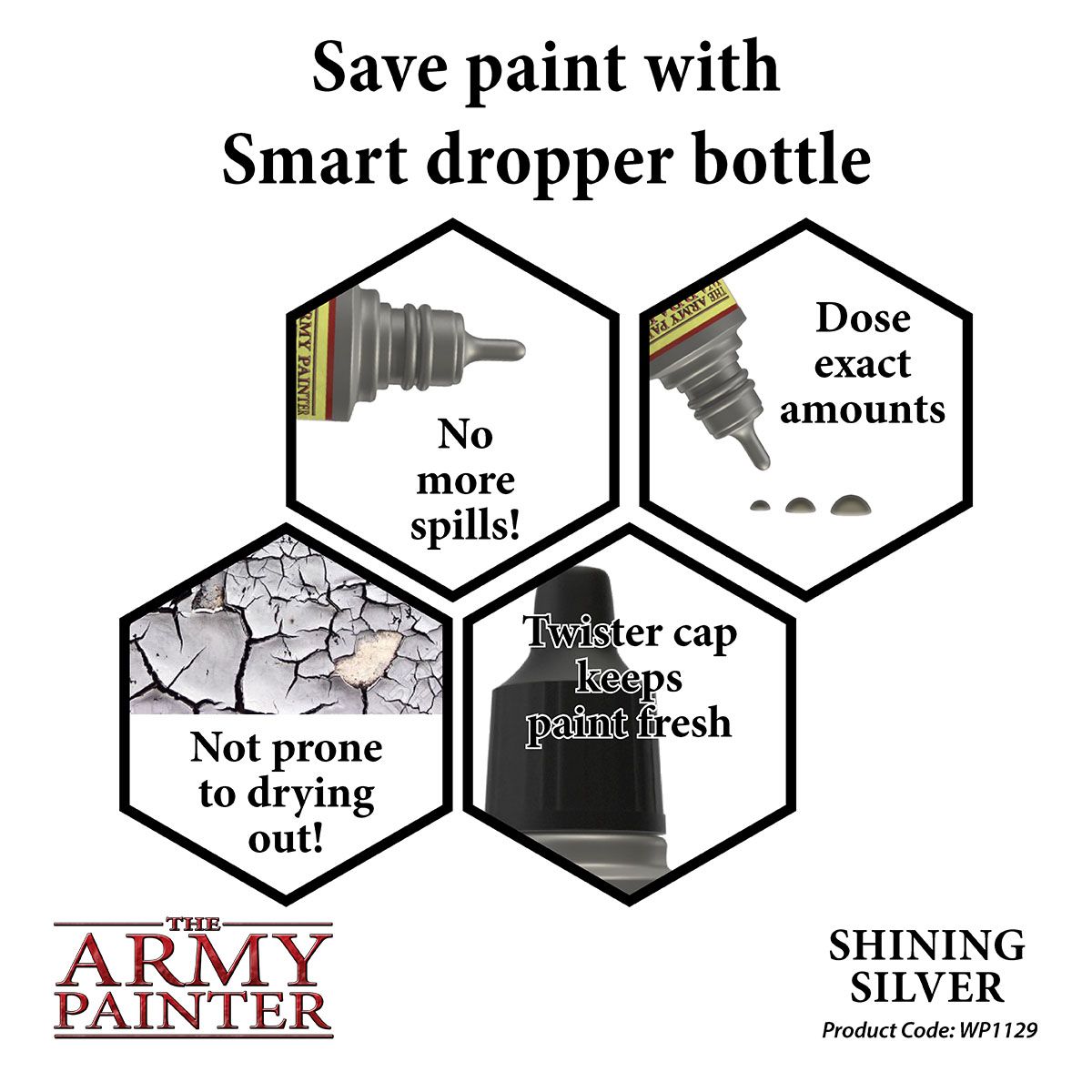 Warpaints Metallic: Shining Silver - Army Painter
