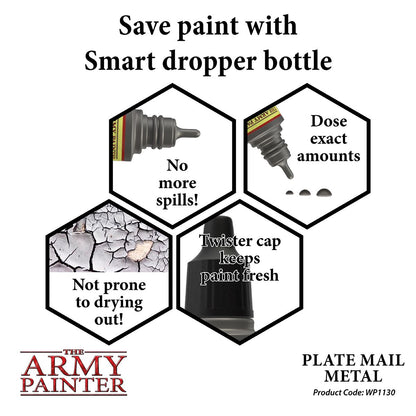 Warpaints Metallic: Plate Mail Metal - Army Painter