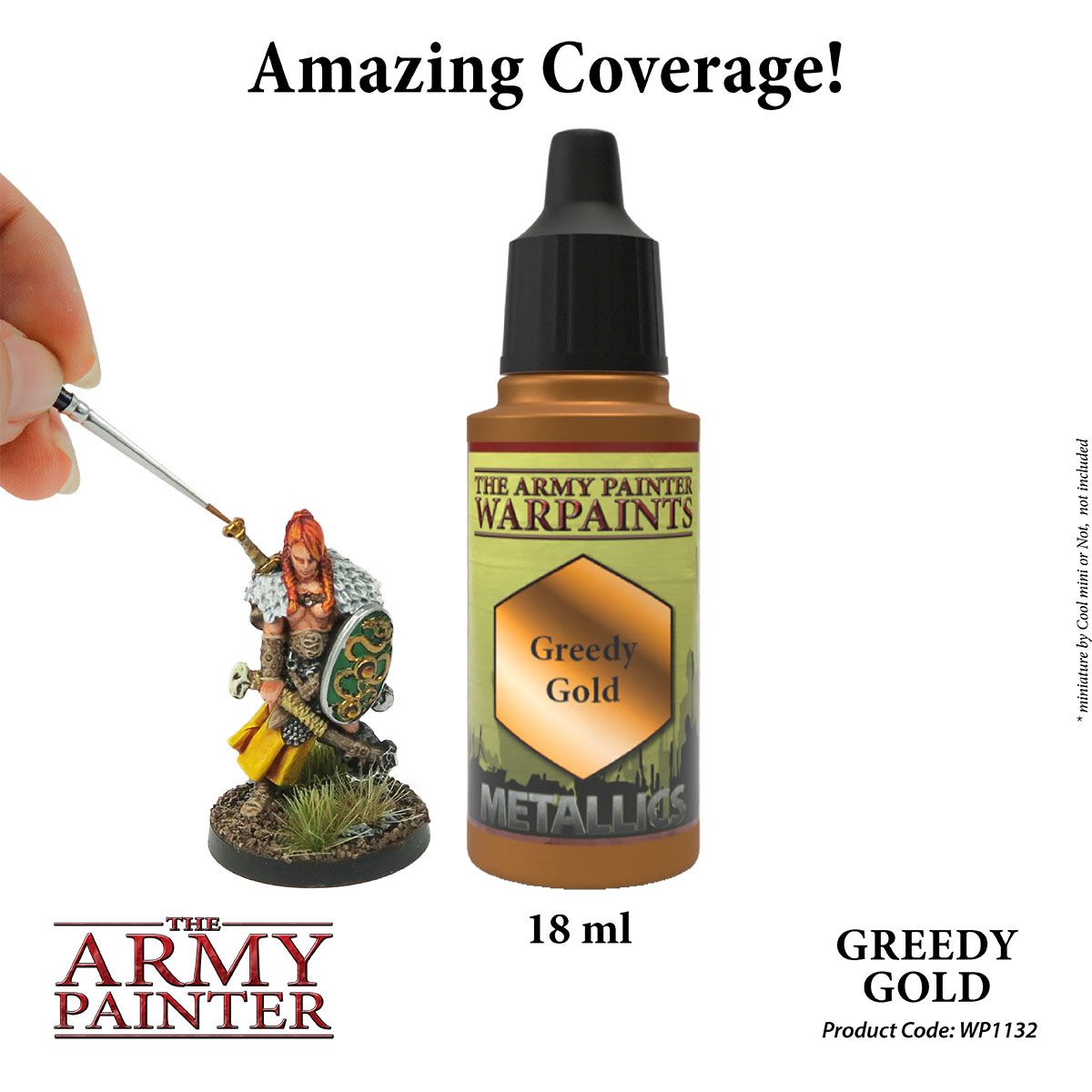 Warpaints Metallic: Greedy Gold - Army Painter