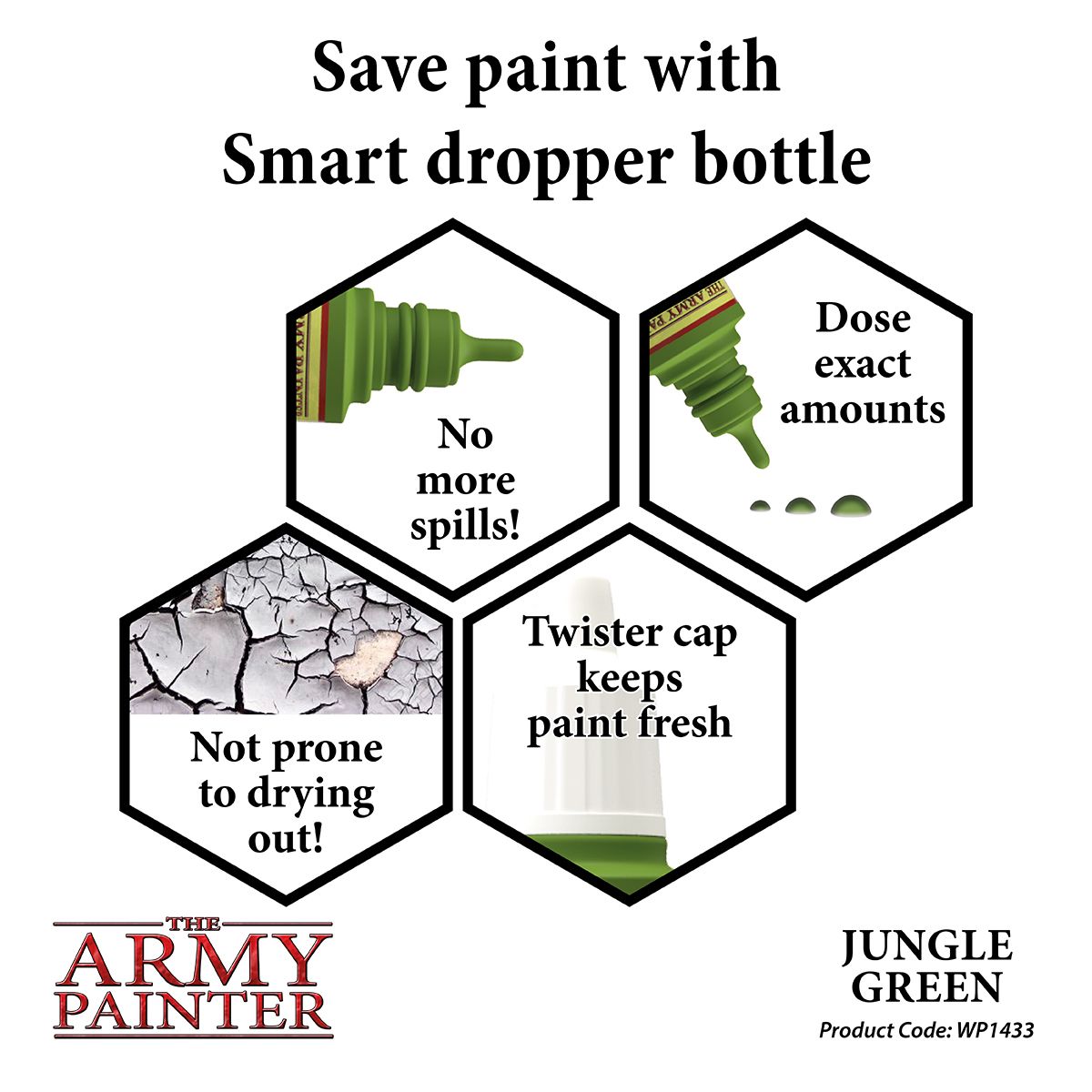 Warpaints Acrylic: Jungle Green - Army Painter