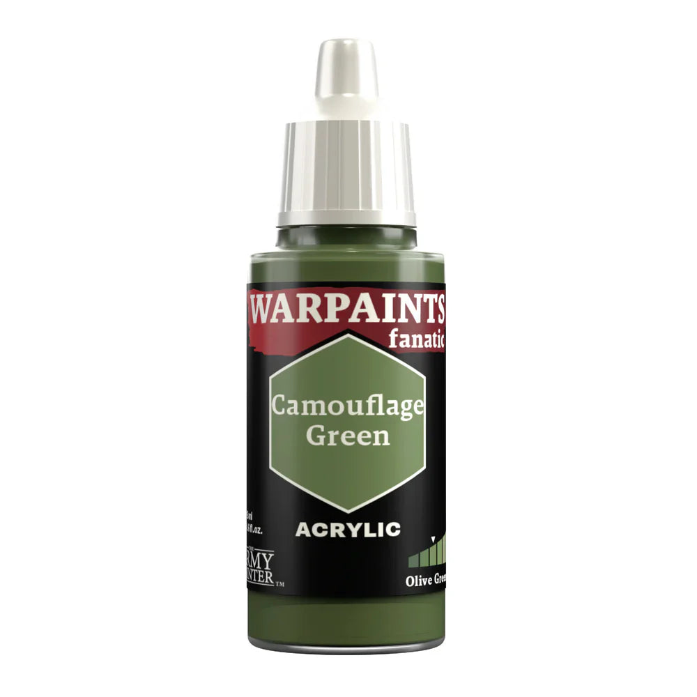 Warpaints Fanatic Acrylic - Camouflage Green - Army Painter