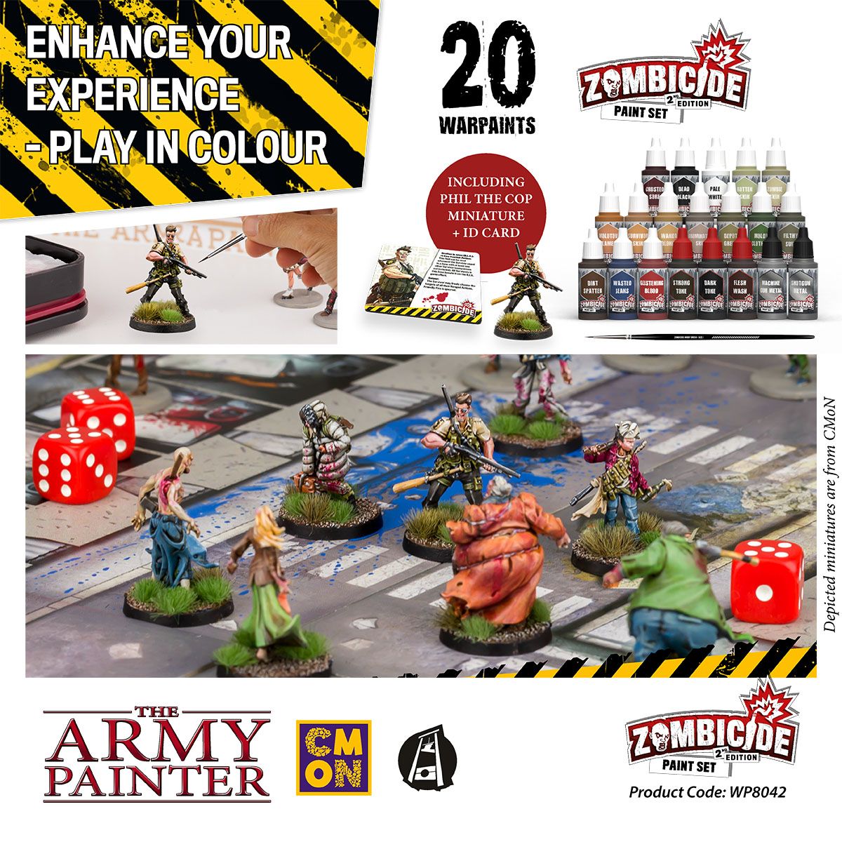 Zombiecide 2nd ed. Paint Set